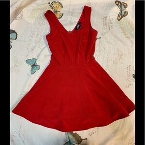 Lulus Home Before Daylight Red dress